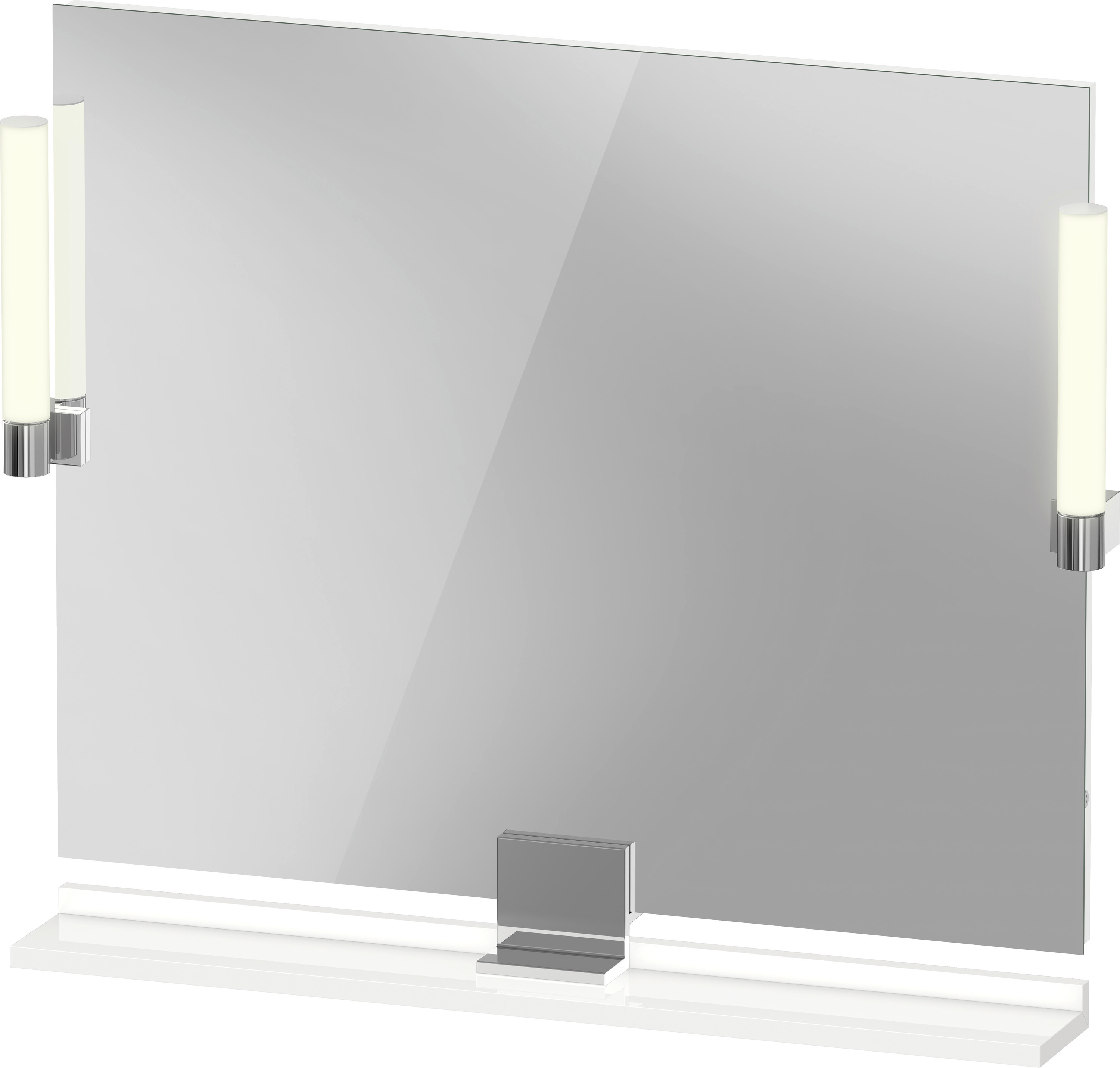 Duravit Sivida espejo 85x65 cm rectangular con iluminación blanco-cromo SV7422010220000