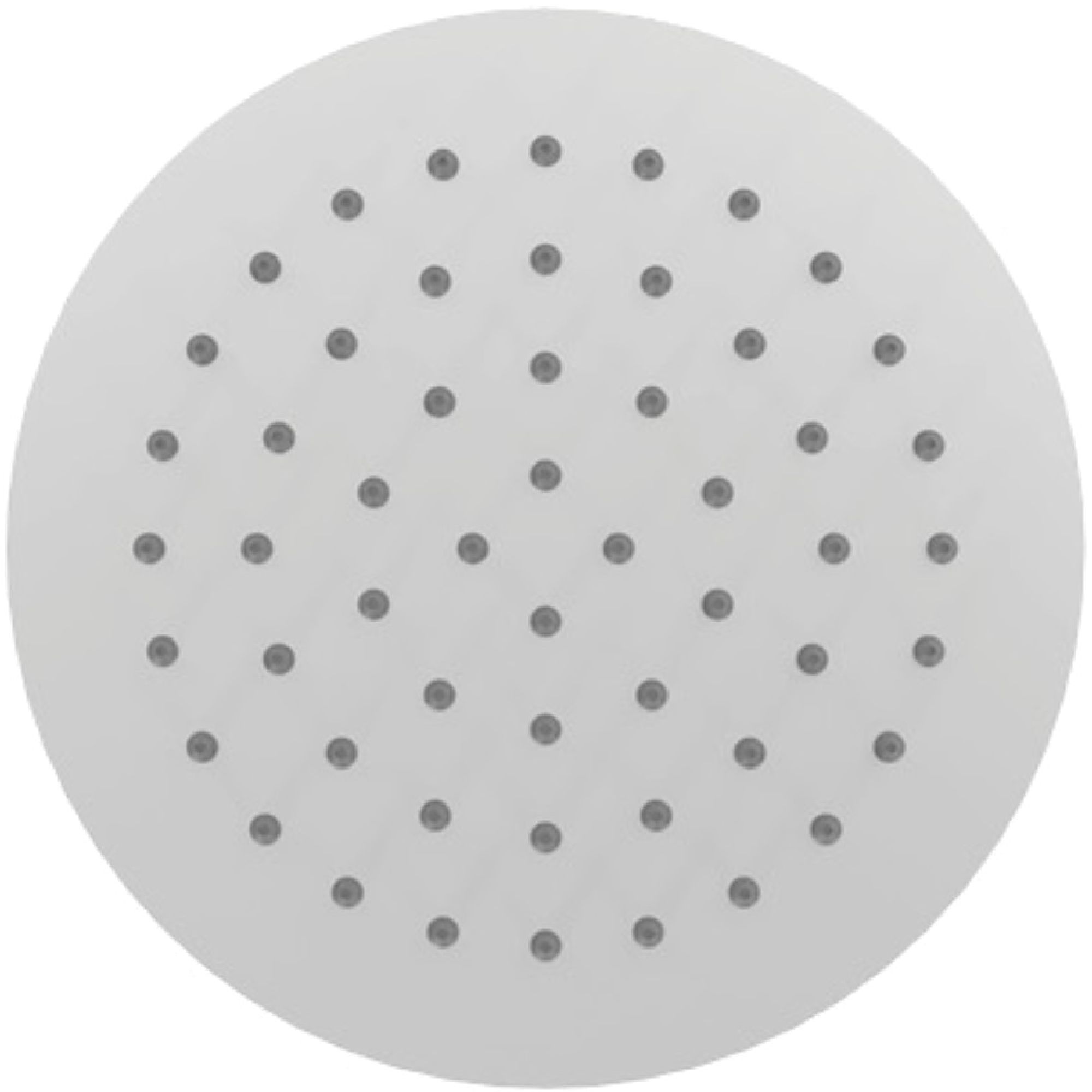 Excellent cabezal de ducha 25x25 cm circular blanco AREX.3025WH