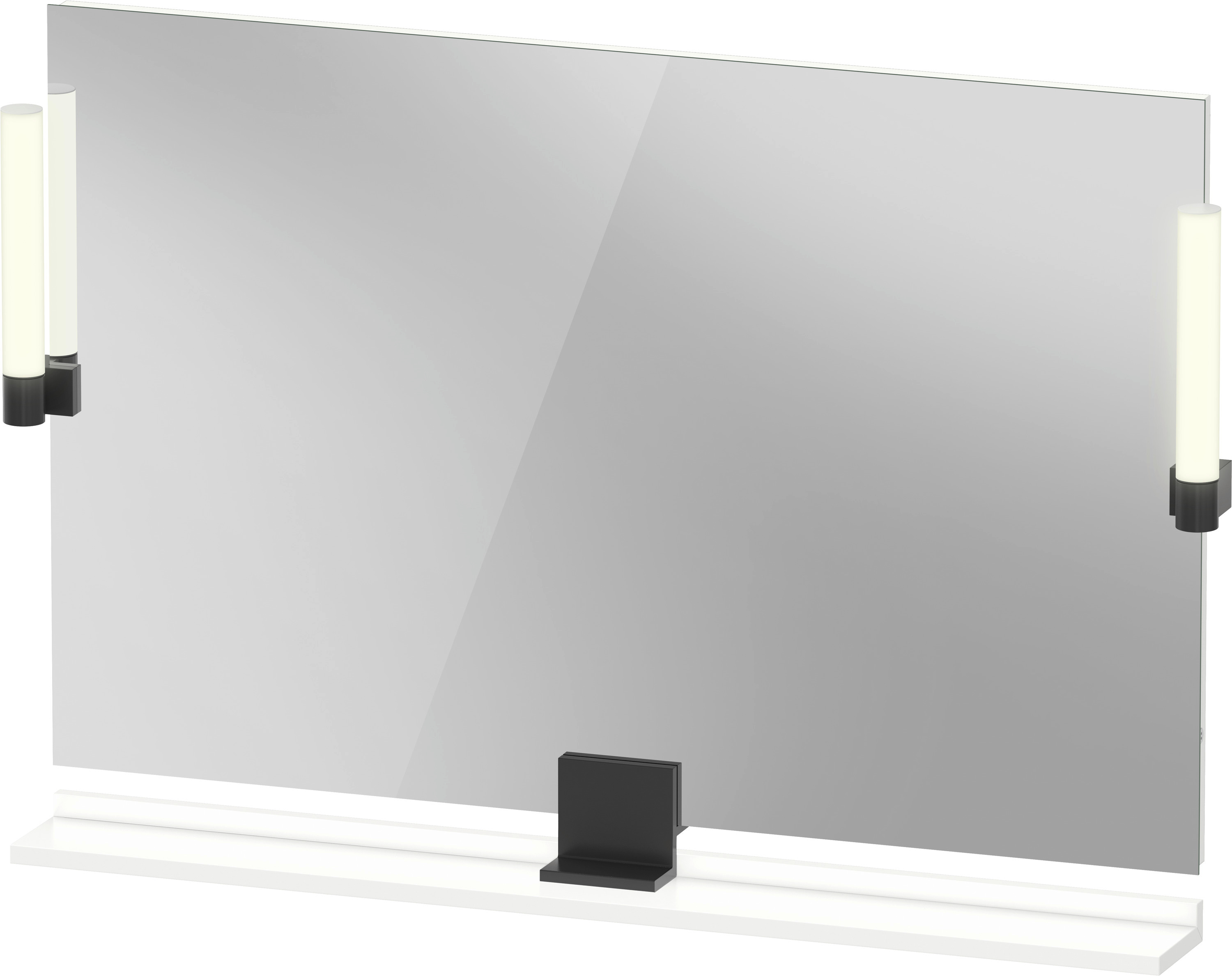 Duravit Sivida espejo 105x65 cm rectangular con iluminación negro-blanco SV74230BD180000