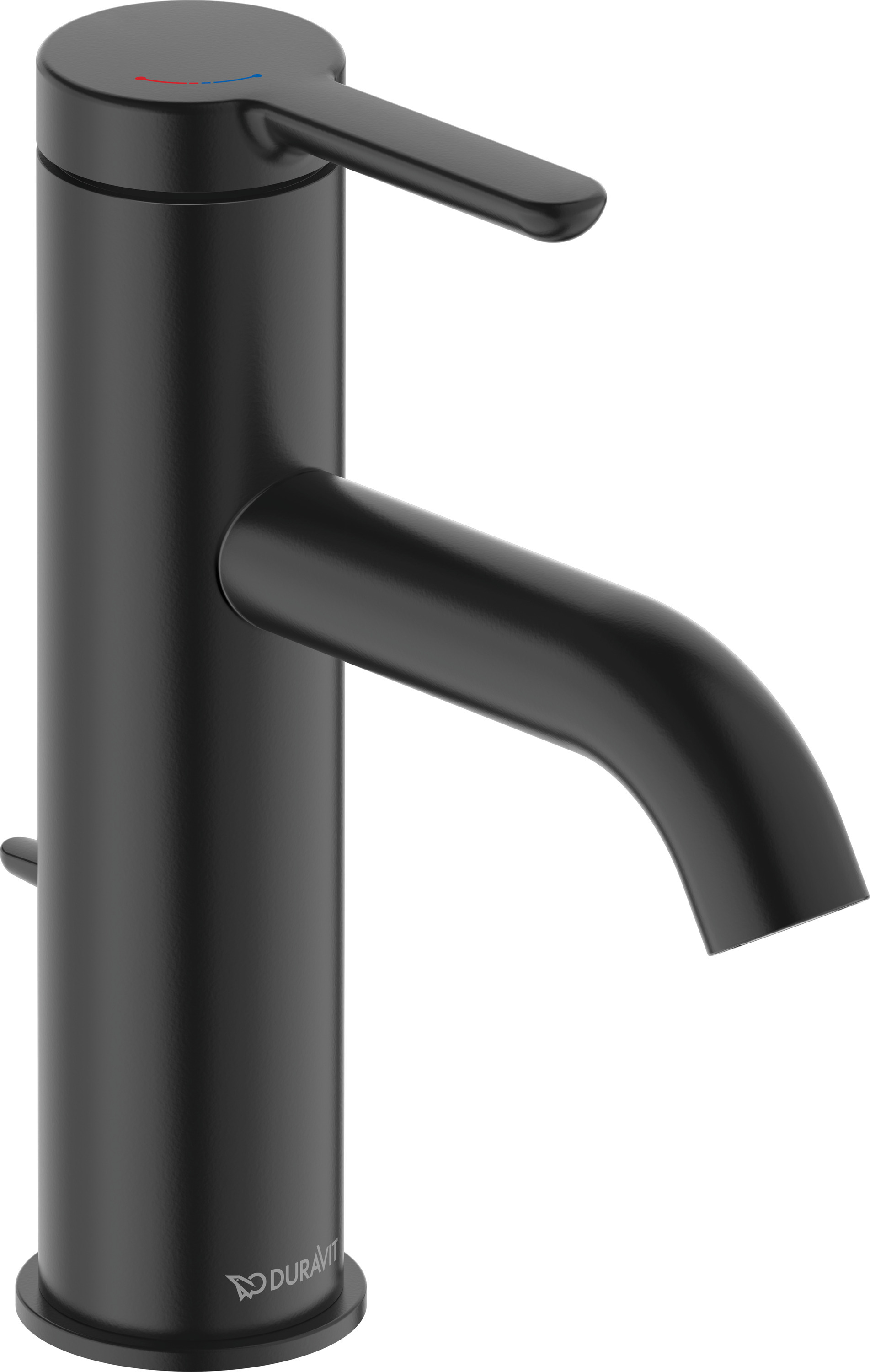Duravit C.1 grifo para lavabo de pie negro C11023001046