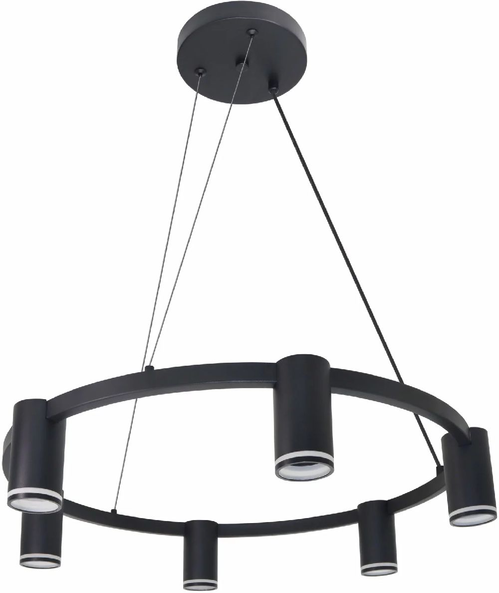 Goldlux Paris lámpara colgante 6x12 W negro 326201