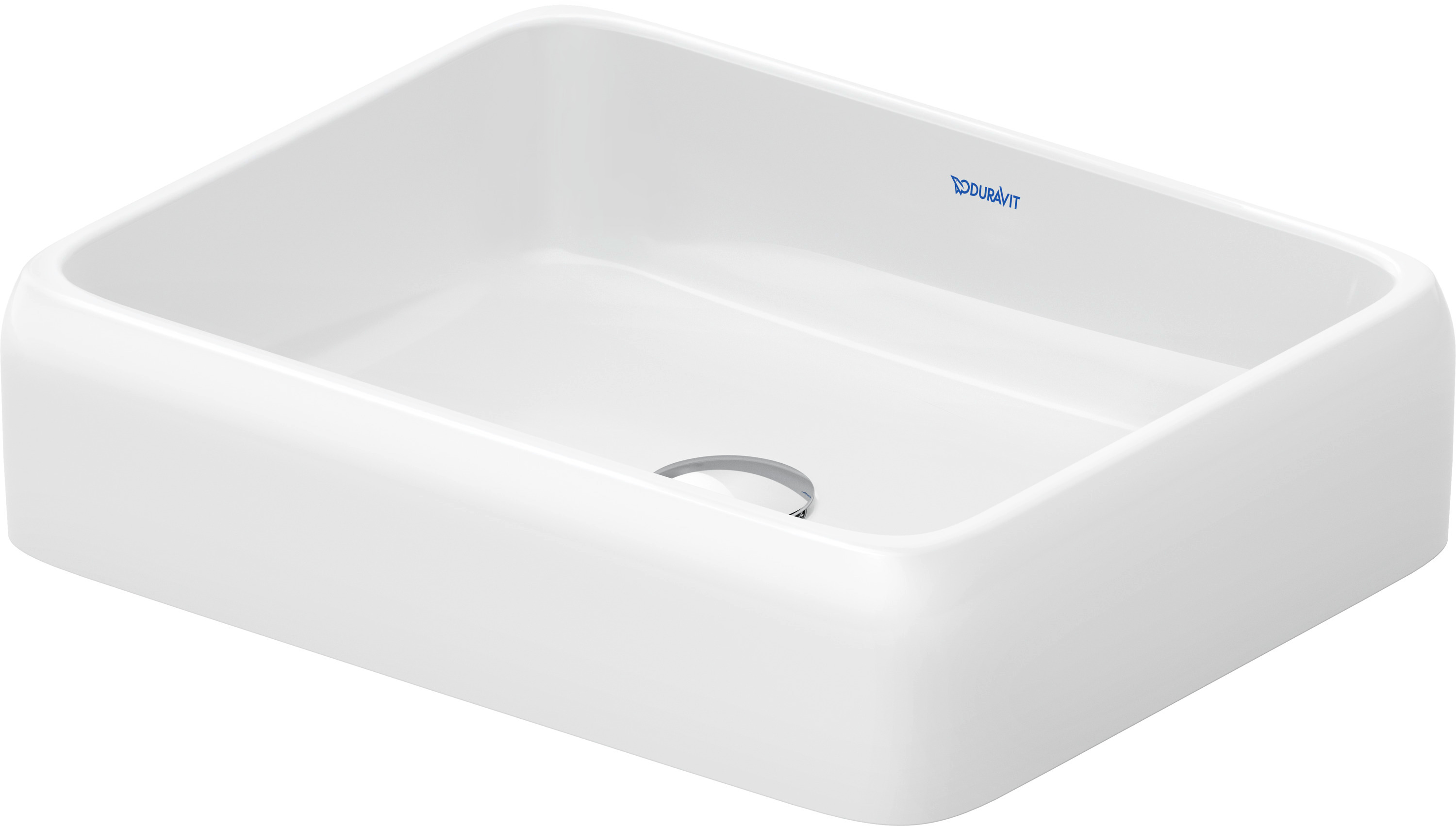 Duravit Qatego lavabo 50x40 cm rectangular sobre encimera blanco 2383500079