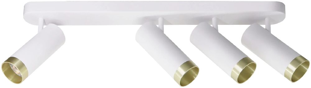 Goldlux Fado lámpara de techo 4x10 W blanco 326546