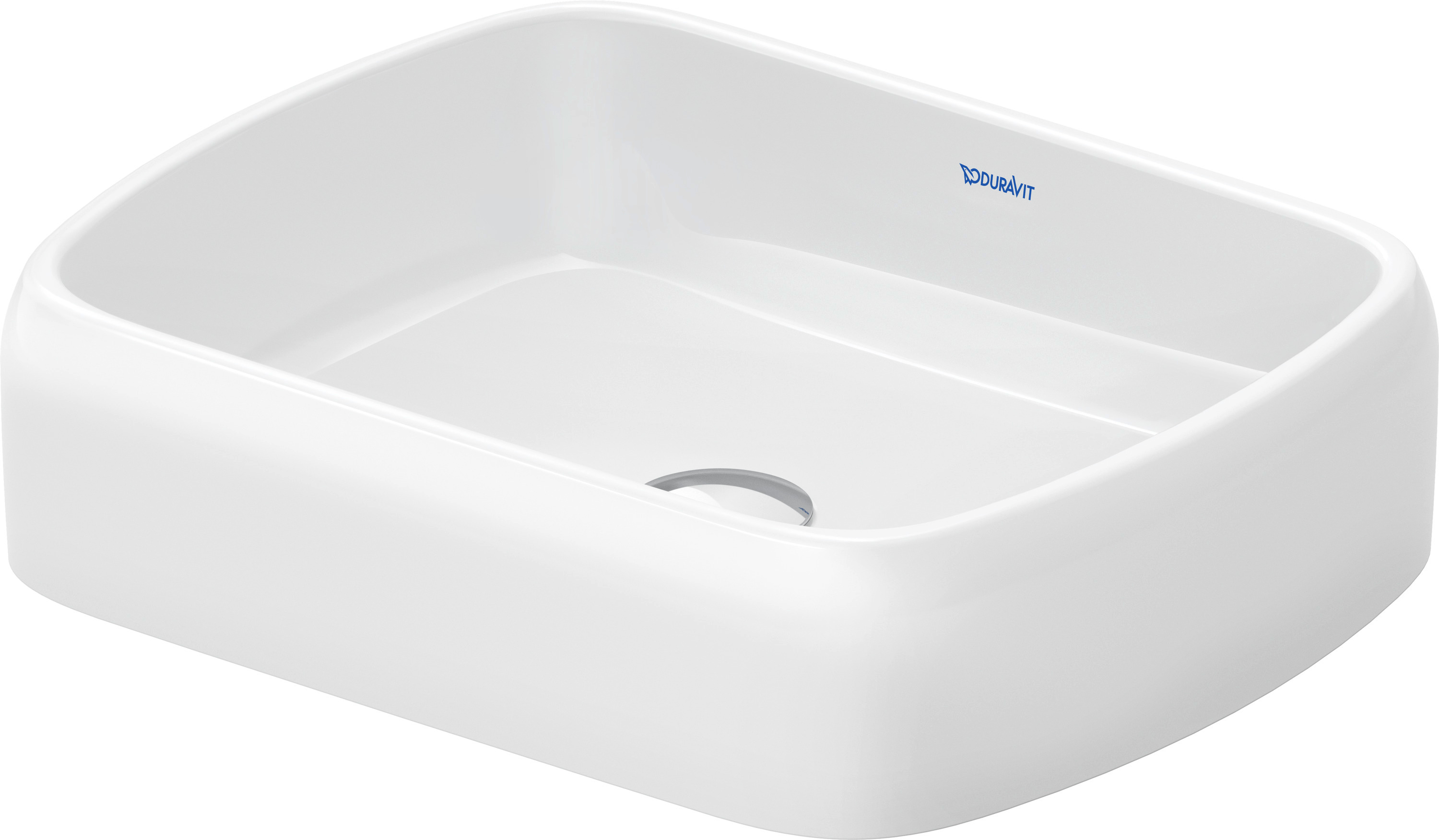 Duravit Qatego lavabo 50x40 cm rectangular sobre encimera blanco 2384500079