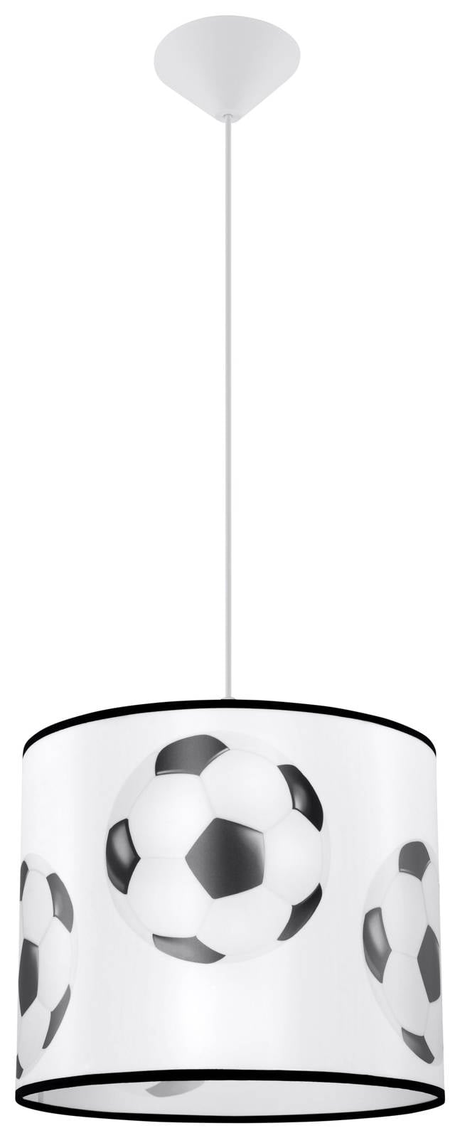 Sollux Lighting Piłka lámpara colgante 1x15 W blanco-negro SL.1425