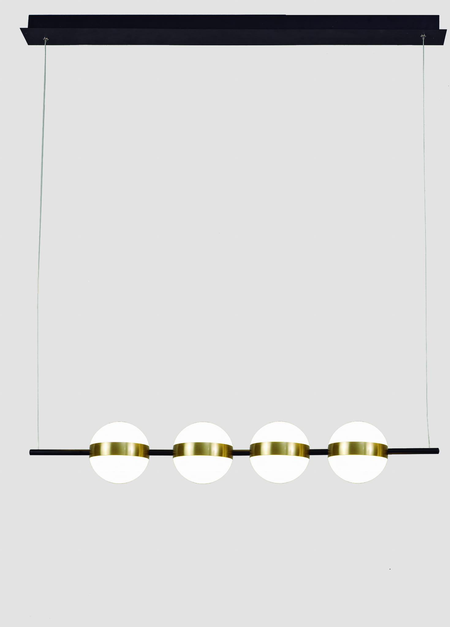 Mantra Cuba lámpara colgante 1x32 W blanco-negro-oro 7161