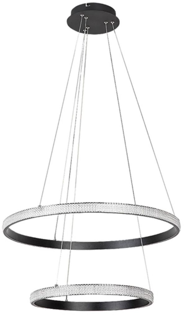 Rabalux Grete lámpara colgante x60 W blanco-negro 72259