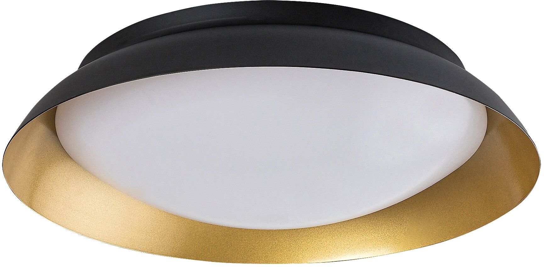 Rabalux Hafsa lámpara de techo 1x24 W negro-oro 71187