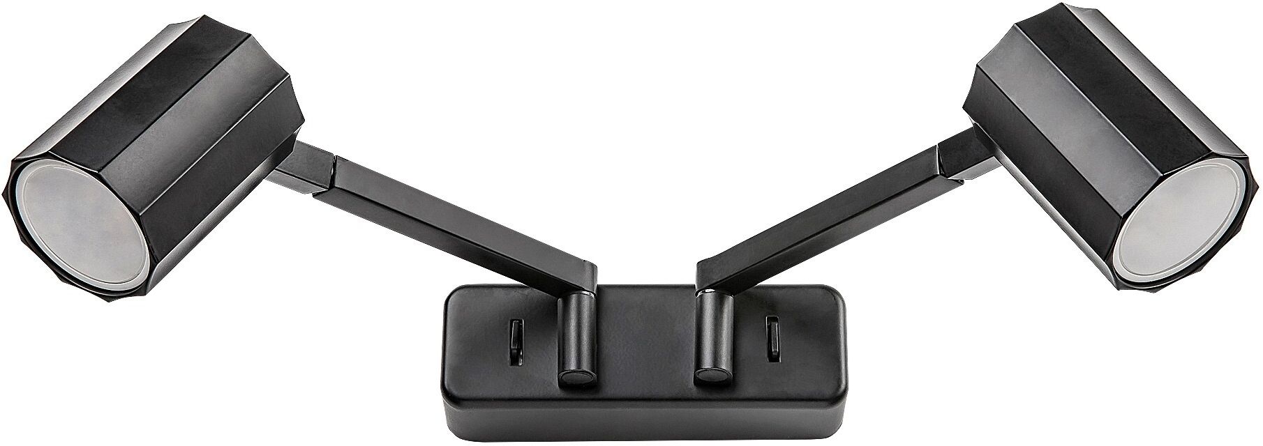 Rabalux Karter lámpara de pared 2x5 W negro 73028