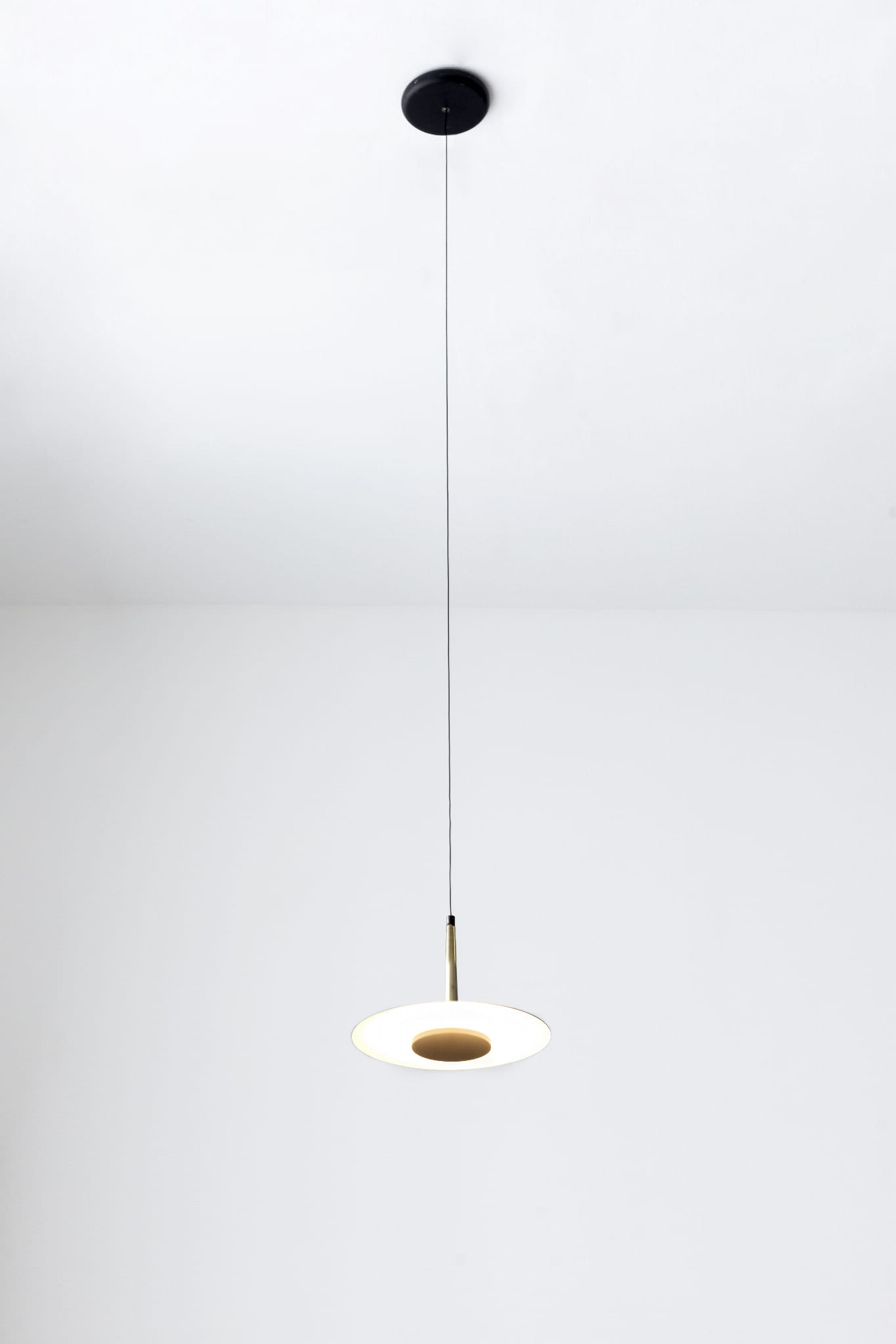 Mantra Orion lámpara colgante 1x8 W negro-latón 7305