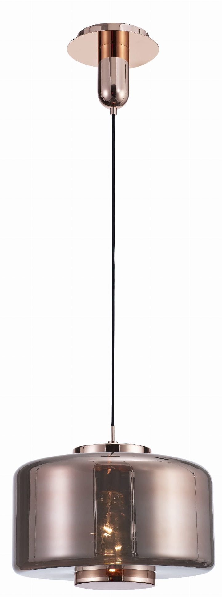 Mantra Jarras lámpara colgante 1x40 W cobre 6190