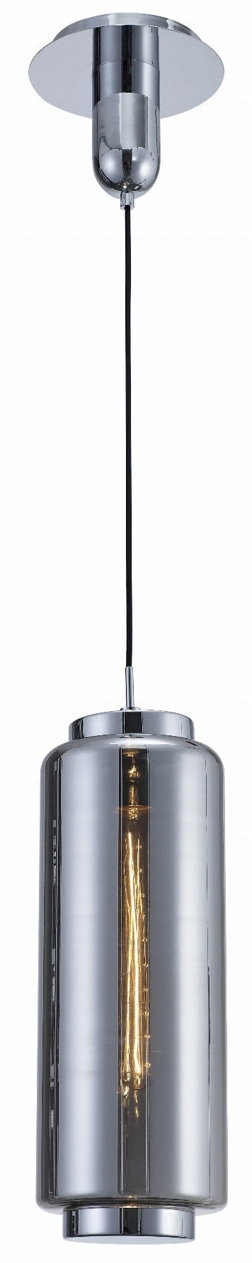 Mantra Jarras lámpara colgante 1x40 W cromo-grafito 6197
