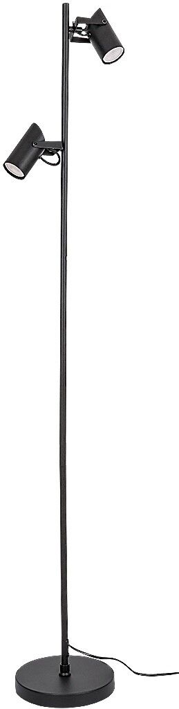 Rabalux Maximilian lámpara de pie 2x25 W negro 73046