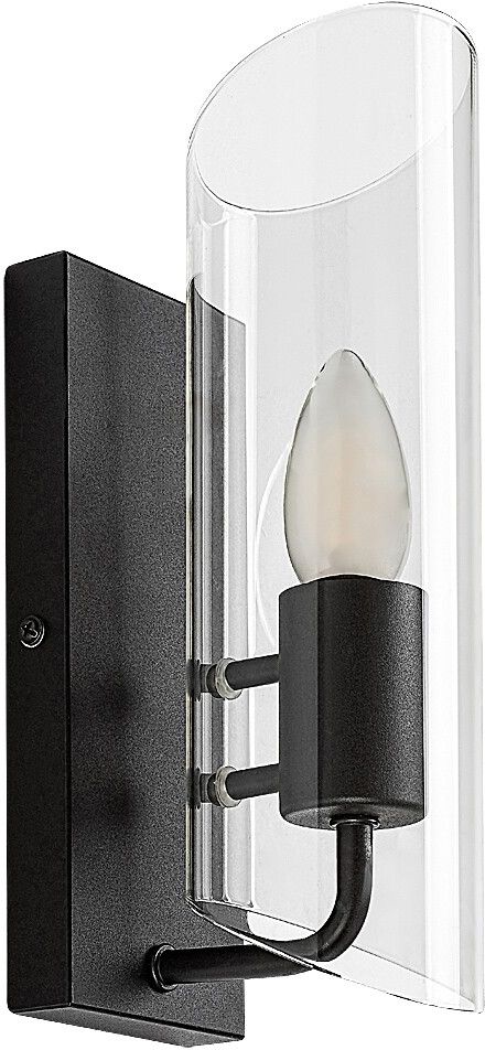 Rabalux Teodoro lámpara de pared 1x12 W negro-transparente 75027