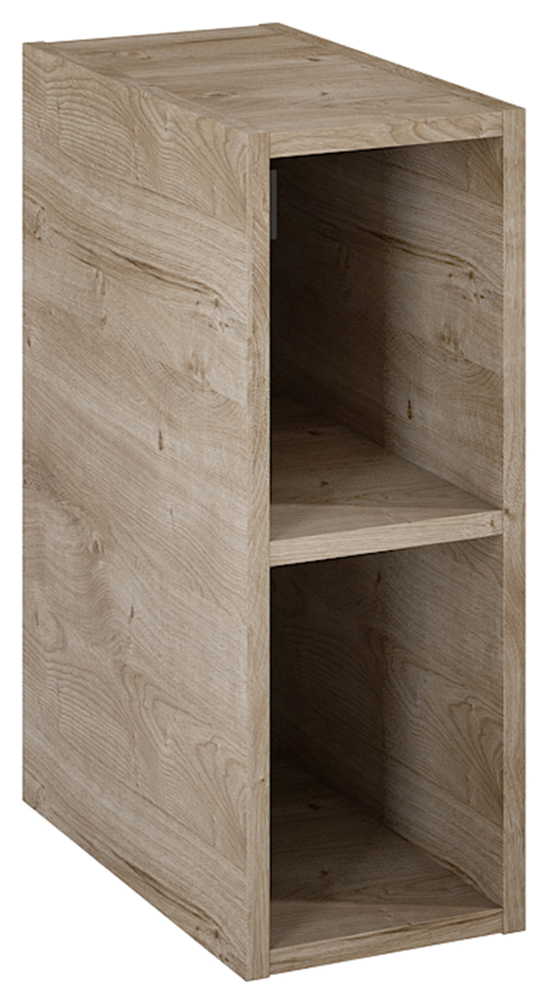 Roca Kwadro armario 20x38.6x53 cm suspendido, lateral roble A857975808