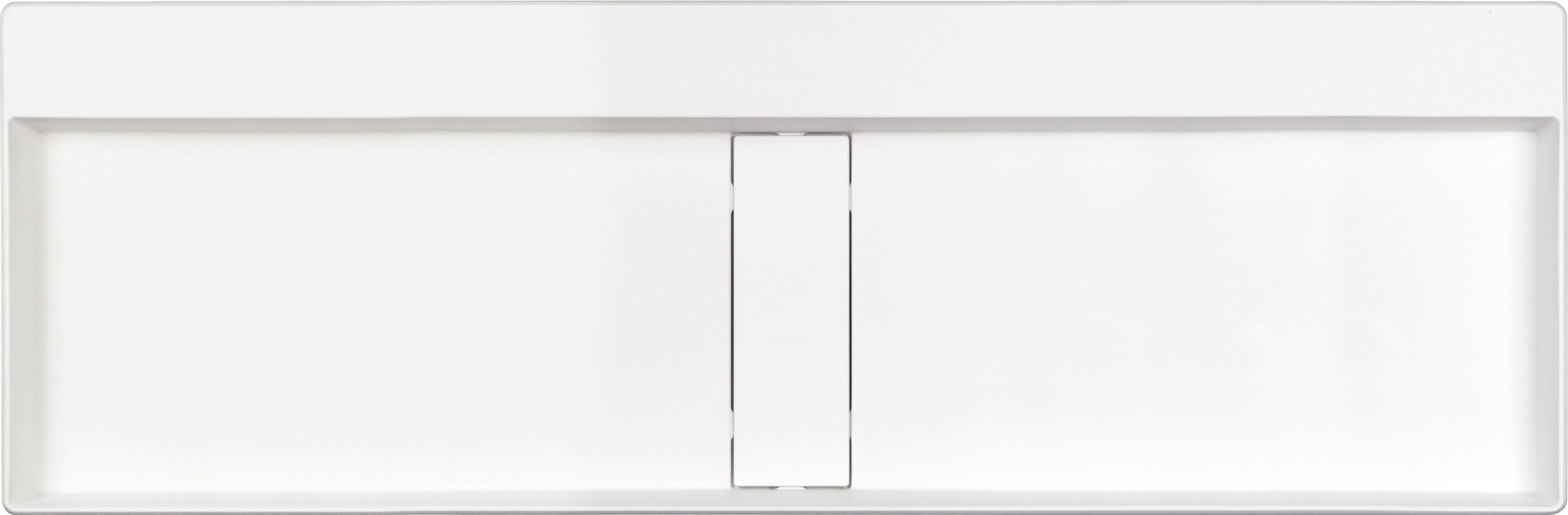 Deante Blur lavabo 120x40 cm rectangular sobre encimera blanco CQB_AU2S