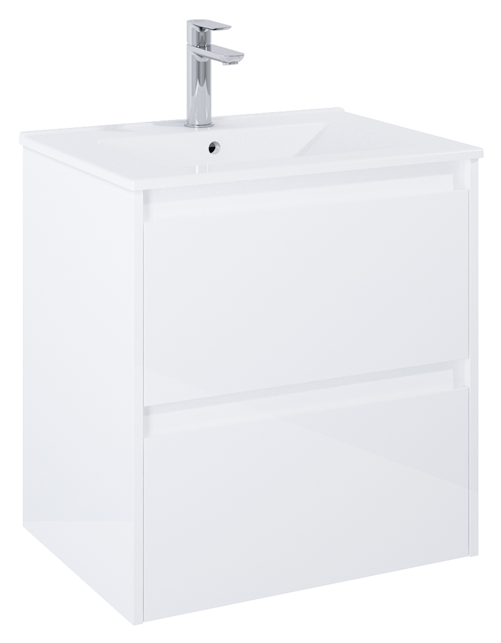 Roca Claudia armario 60x45.6x63.5 cm suspendido, para lavabo blanco A857794806