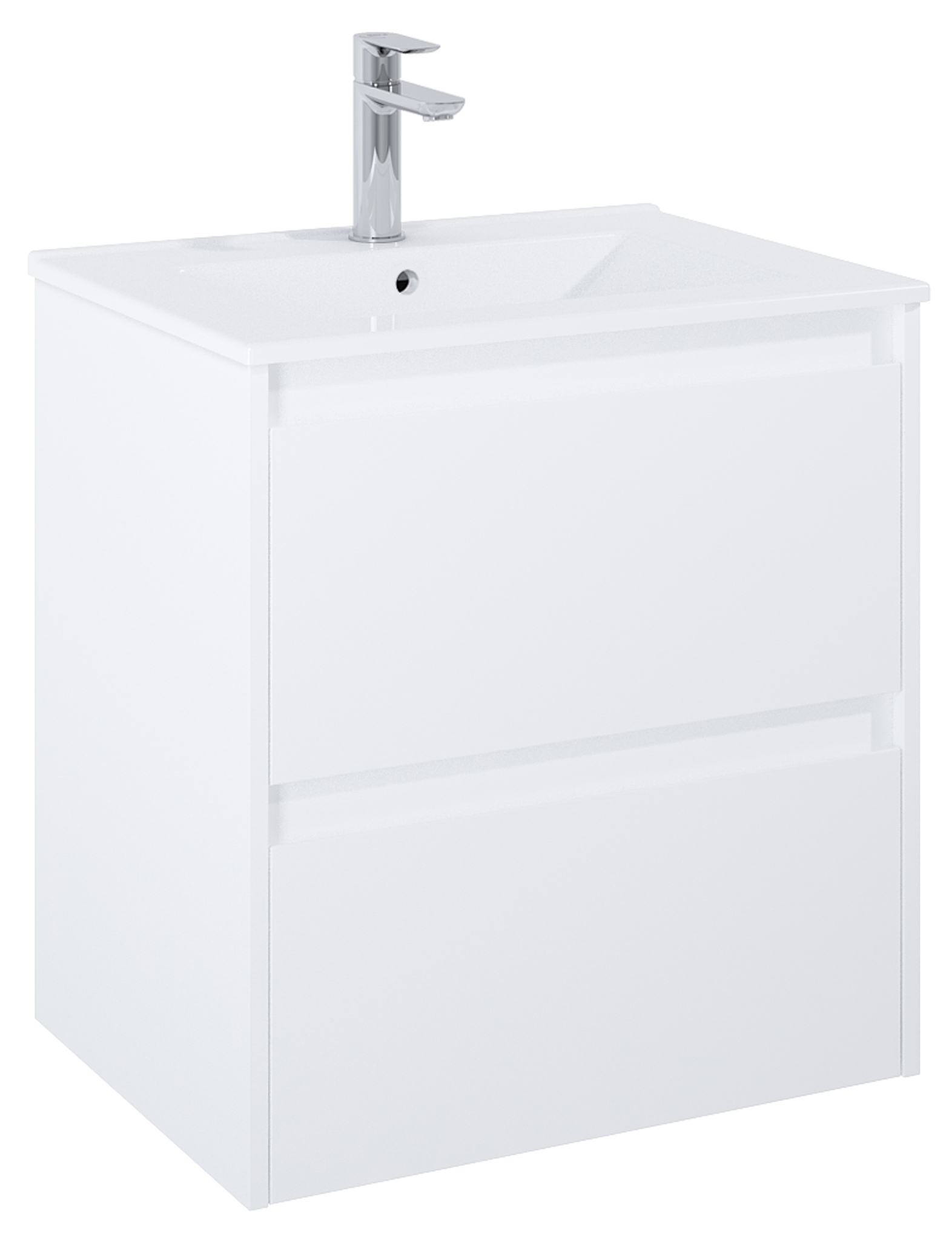 Roca Claudia armario 60x45.6x63.5 cm suspendido, para lavabo blanco A857794529