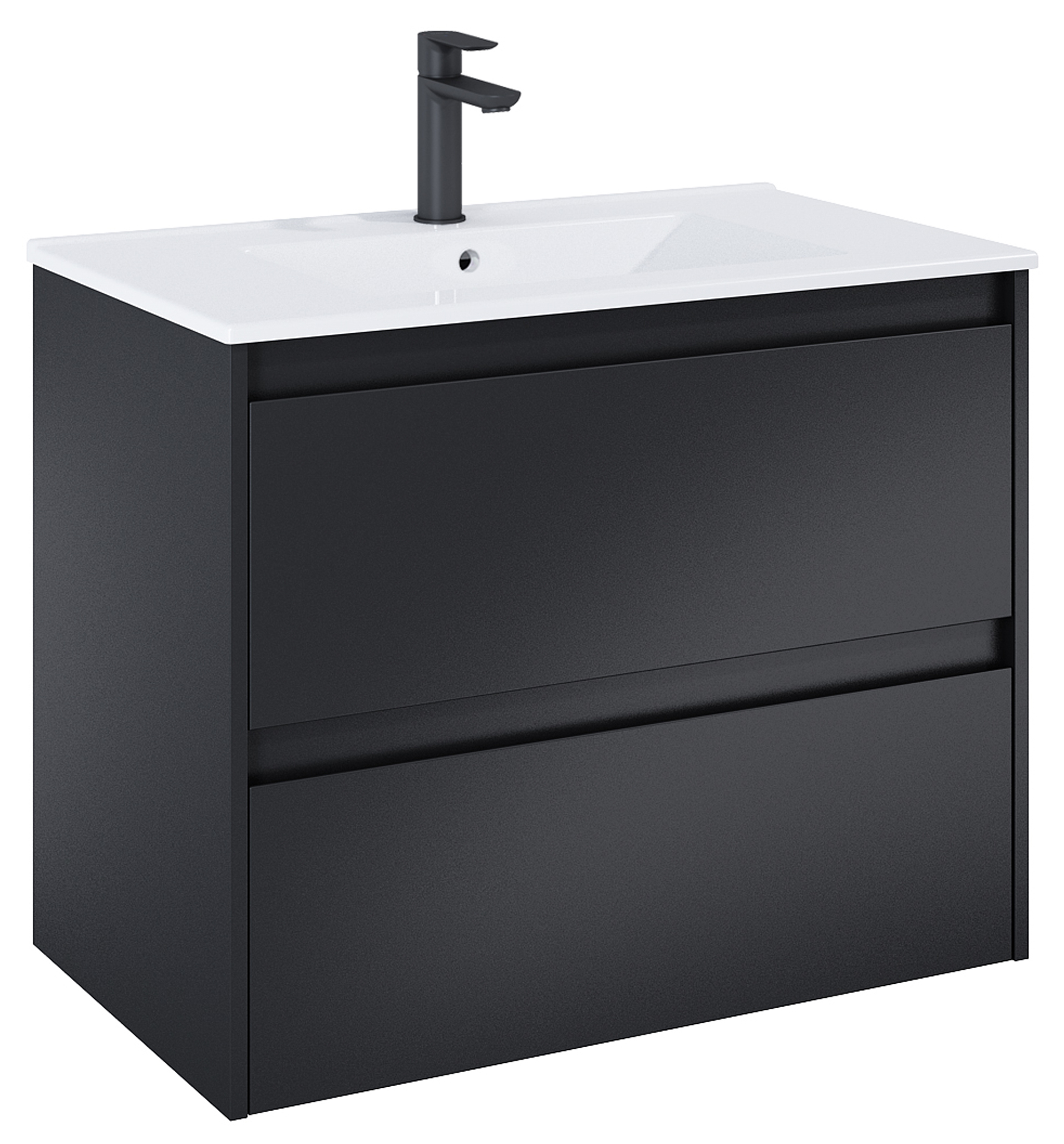 Roca Claudia armario 80x45.6x63.5 cm suspendido, para lavabo negro A857795532