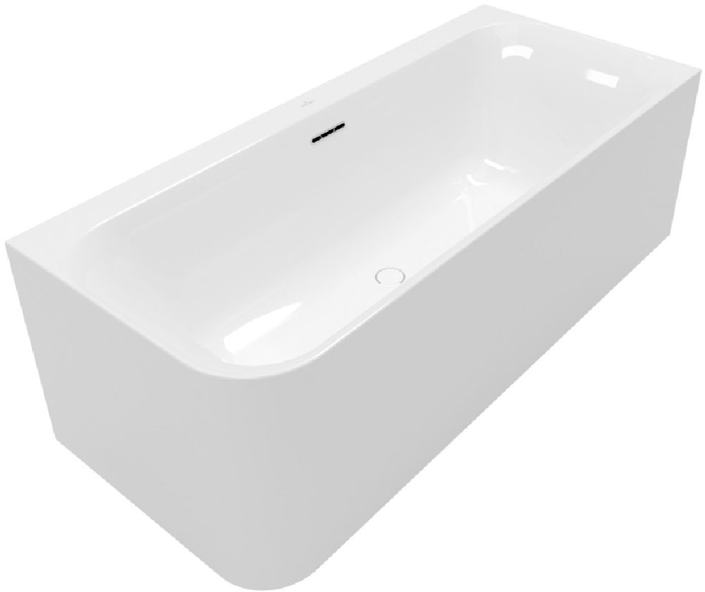 Villeroy & Boch Loop & Friends bañera de pared 180x80 cm rectangular blanco UBA180LSF9CR00V-01