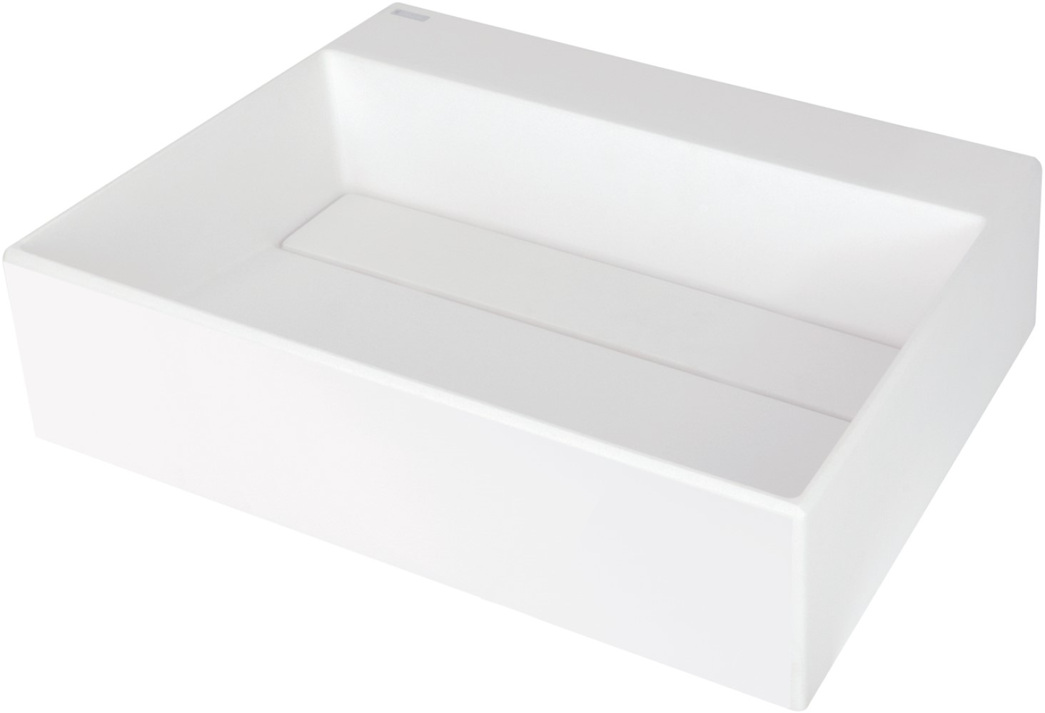 Deante Correo lavabo 50x40 cm rectangular sobre encimera blanco CQR_AU5M