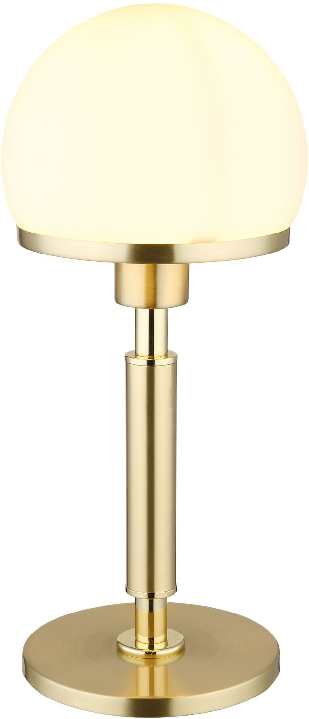 Globo Lighting Haku lámpara de sobremesa 1x40 W blanco-negro-latón 21954M