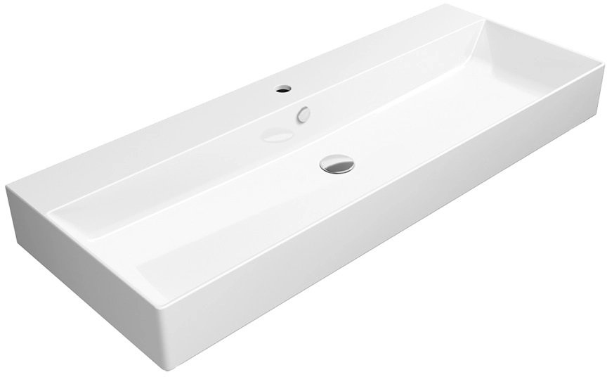 GSI Kube X lavabo 120x47 cm rectangular clásico blanco 9424011