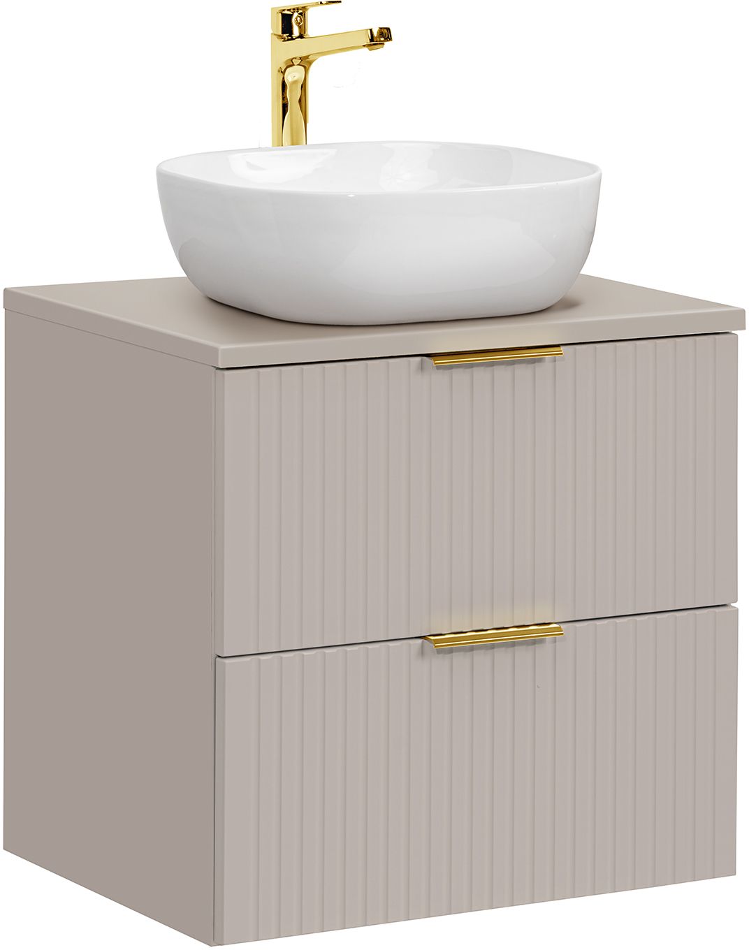 Conjunto armario Comad Adel Cashmere ADEL CASHMERE 82-60-2S, lavabo Comad Smile UM-6252SMILE40DP, ADEL CASHMERE 89-60