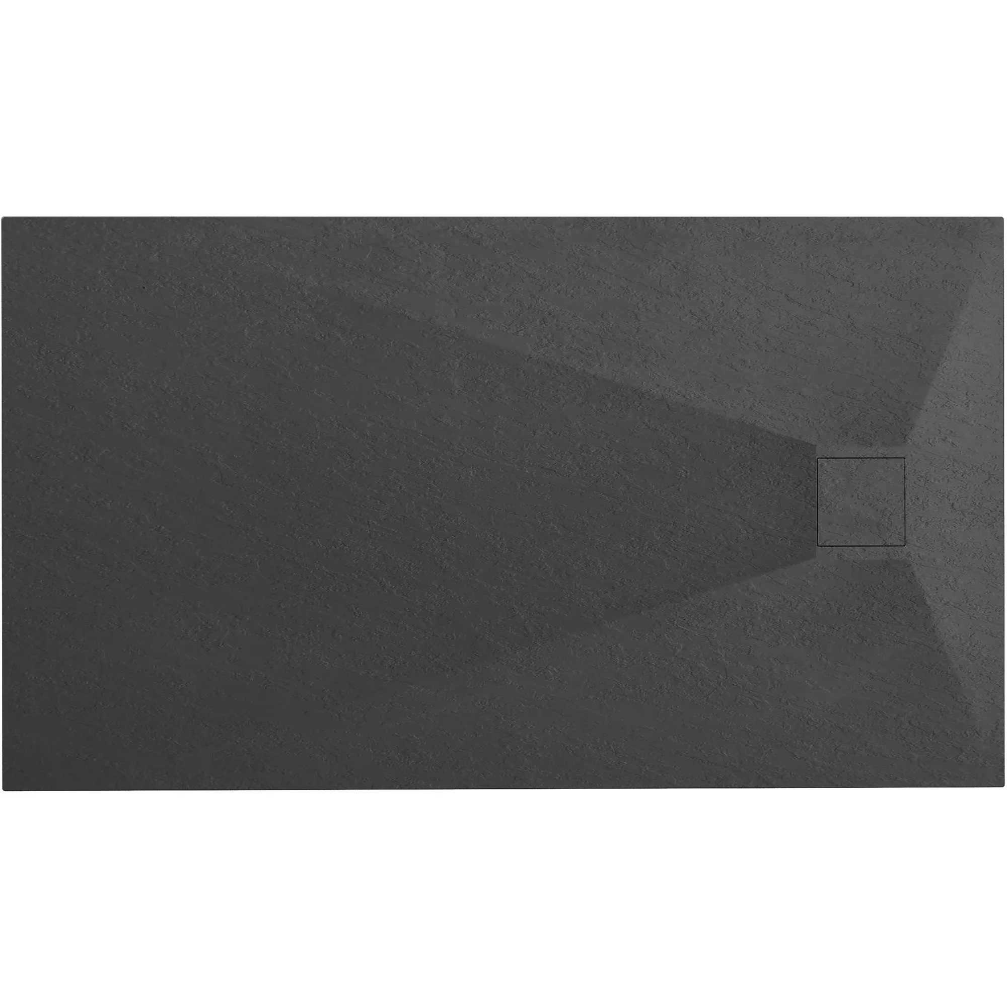 Rea Magnum plato de ducha rectangular 120x80 cm negro REA-K3331