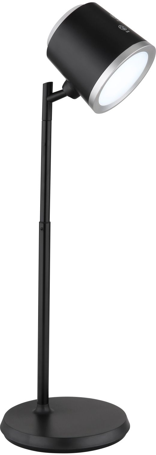 Globo Lighting Meeya lámpara para escritorio 1x6 W negro-plata 58454B