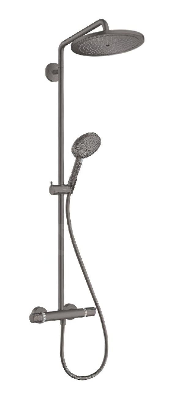 Hansgrohe Croma Select S conjunto de ducha a pared con termostato con rociador con efecto lluvia || 26890340