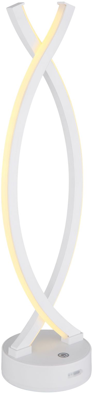 Globo Lighting Hela lámpara de sobremesa 1x1 W blanco 58457W