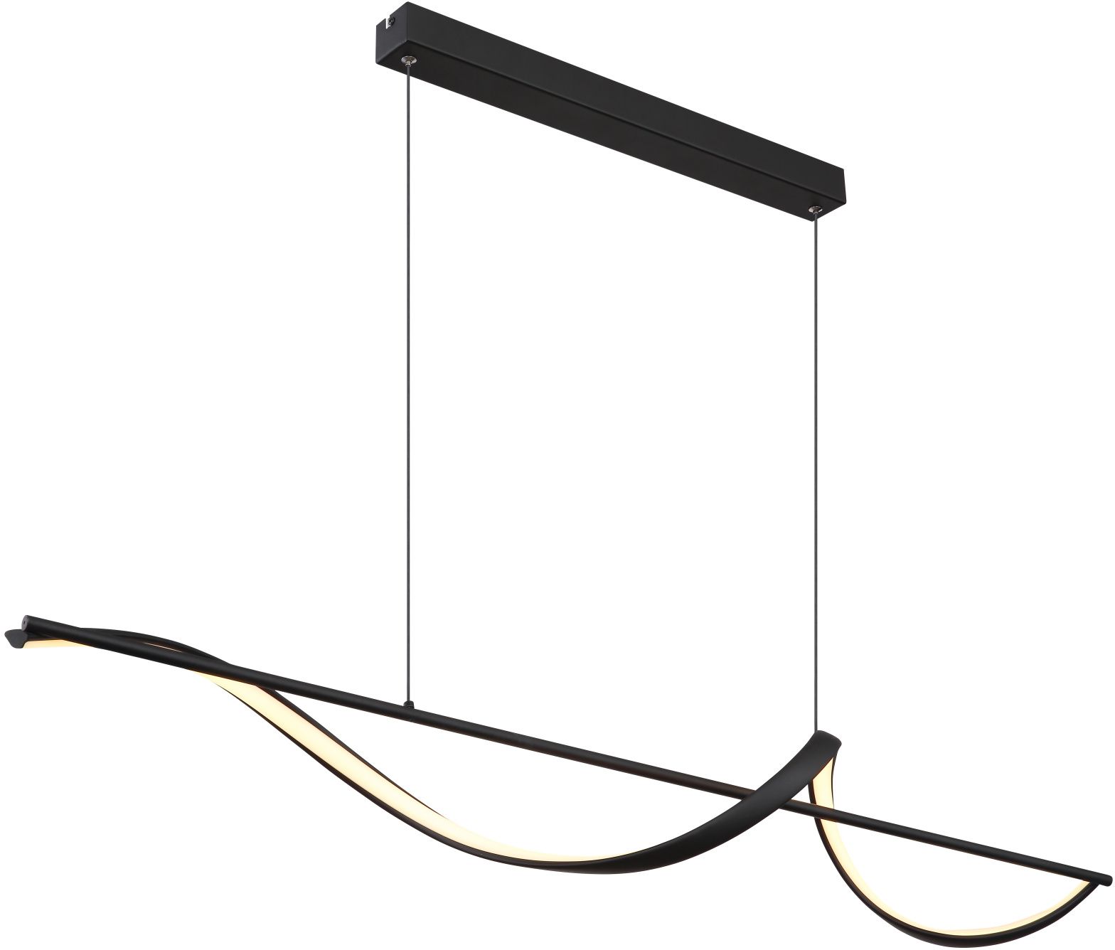 Globo Lighting Violino lámpara colgante 1x24 W negro 67207-24