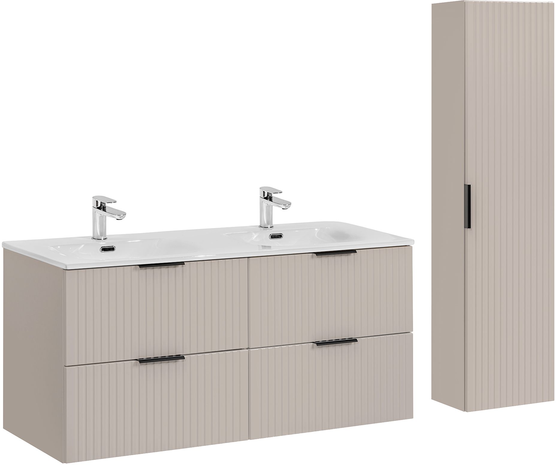Conjunto lavabo Comad Sky SKY 120D/DP-8099, armario Comad Adel Cashmere ADEL CASHMERE 82-60-2S, ADEL CASHMERE 80-01-1D
