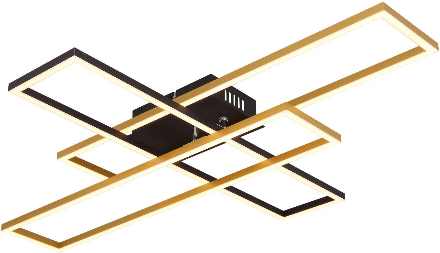 Globo Lighting Dakari lámpara de techo 1x40 W negro-oro 67208-40G