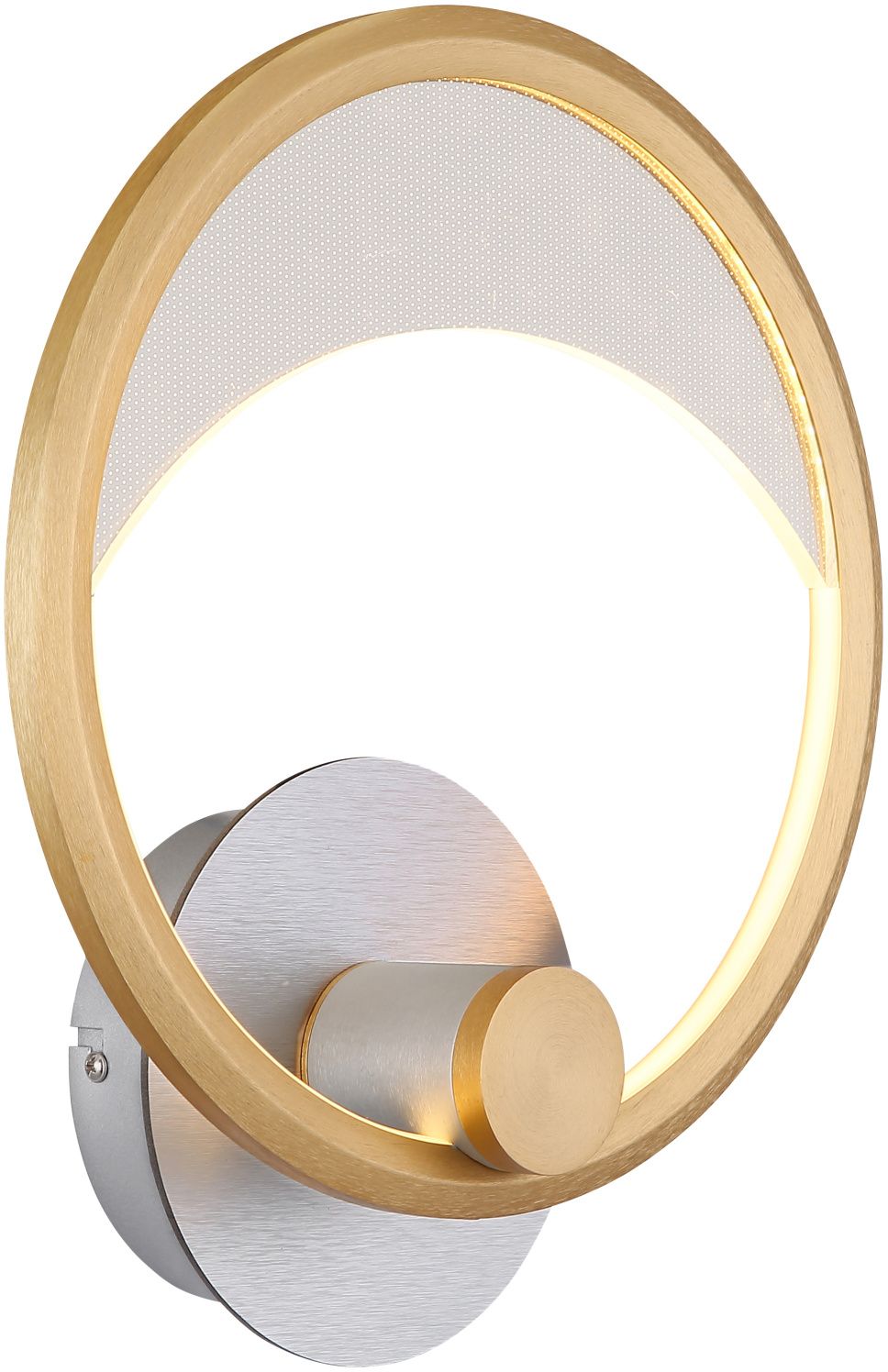 Globo Lighting Umbra lámpara de pared 1x16 W blanco-oro-plata 67333-16W