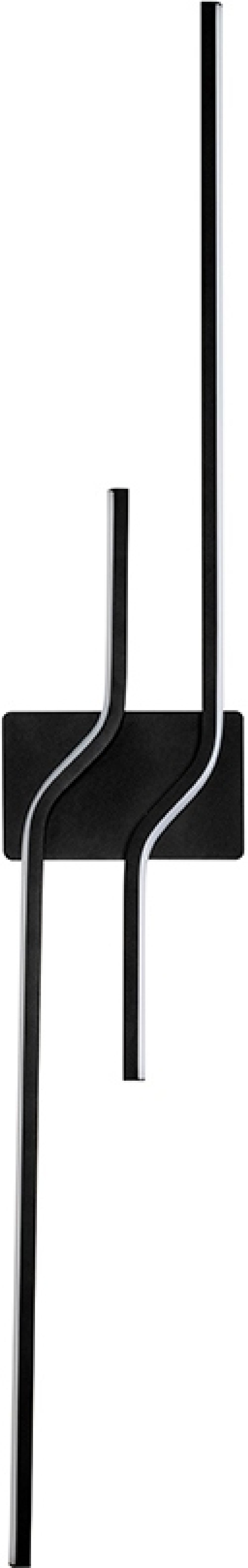 Moosee Roche lámpara de pared 1x25 W negro MSE1501100413
