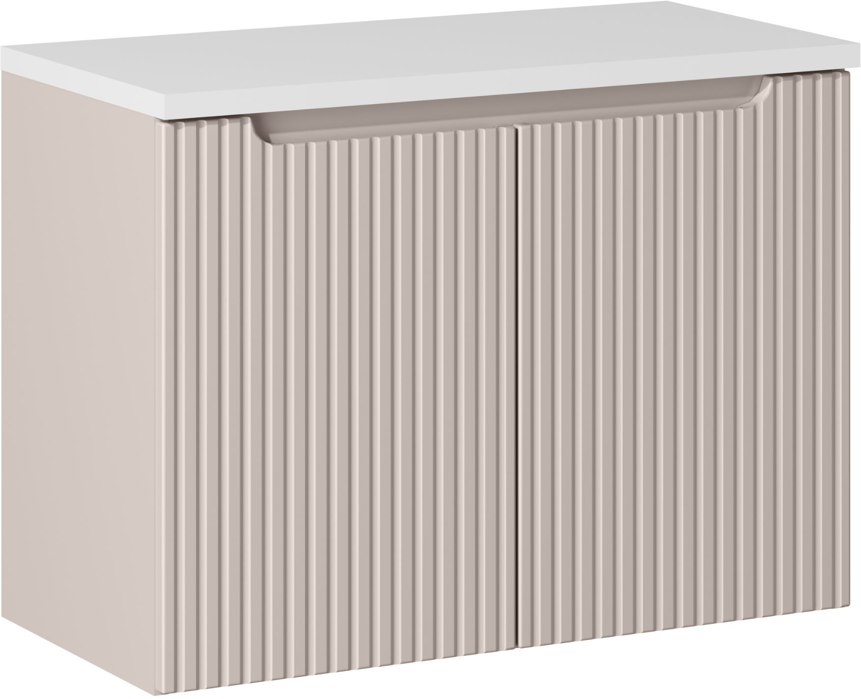 Conjunto armario Comad Nova Cashmere NOVA CASHMERE 82-80-2D, encimera Comad Nova White NOVA WHITE 89-80