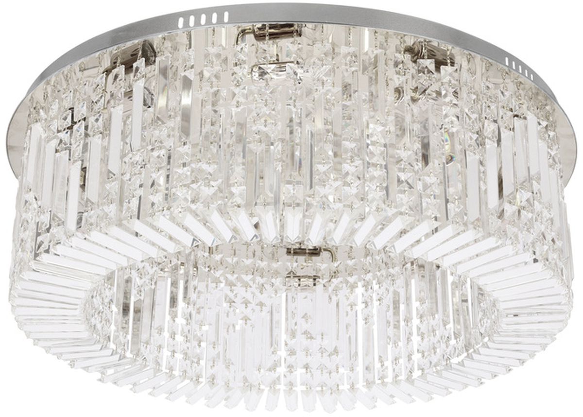 Candellux Maranga plafón x10 W cromo-cristal 18-33338