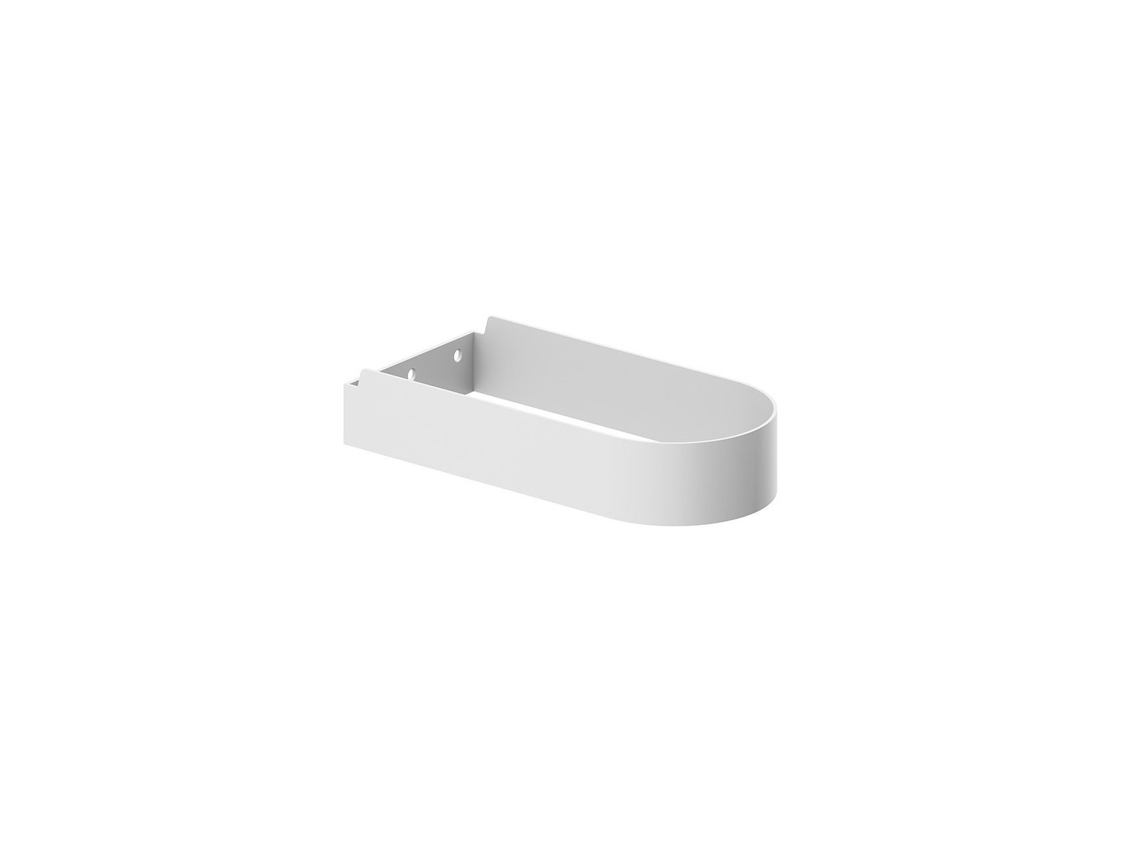 Ravak Yard consola 38.2x17.8x7 cm suspendido, para lavabo blanco X01776