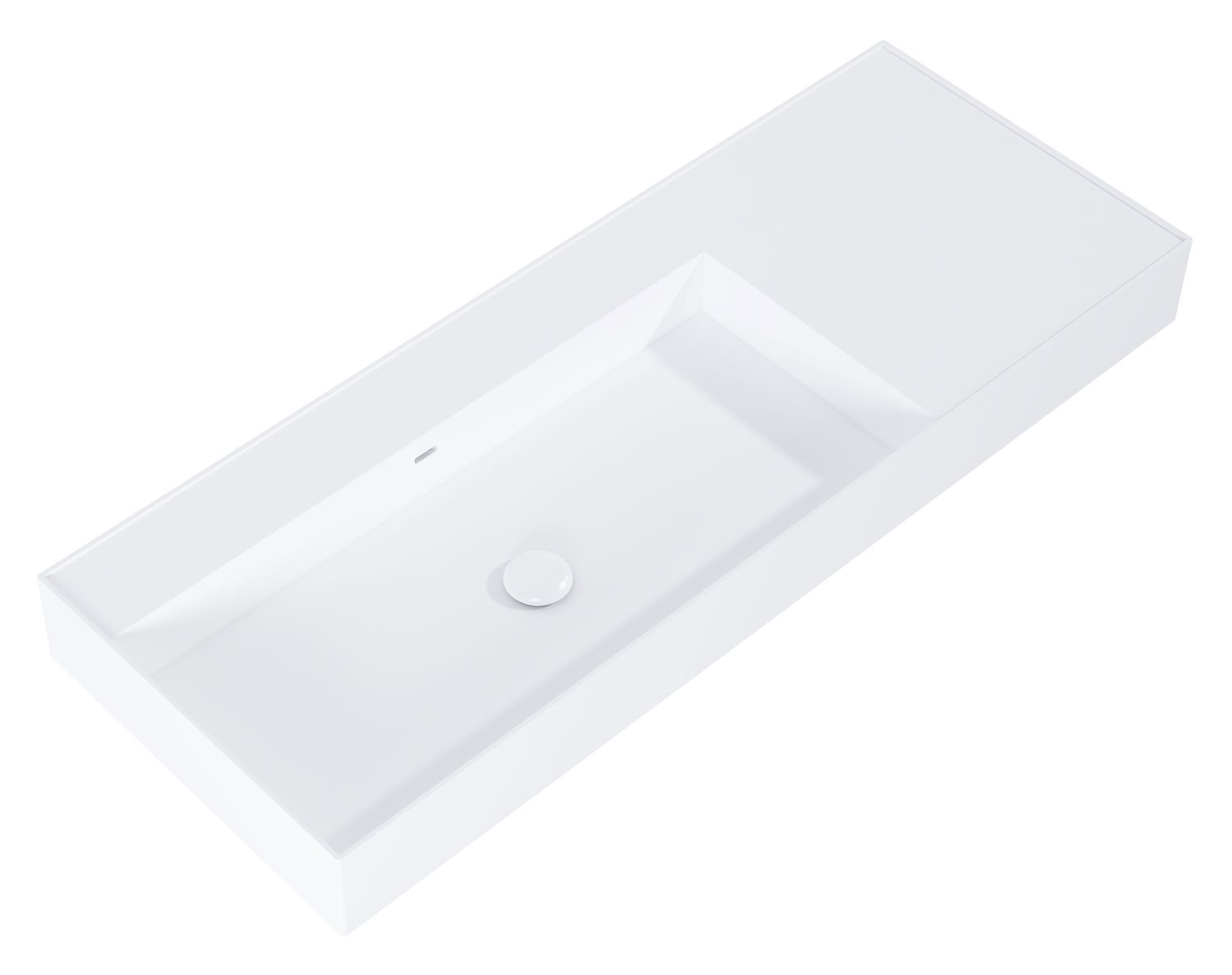 Elita Level lavabo 120.5x45.5 cm rectangular clásico blanco RE041461195290