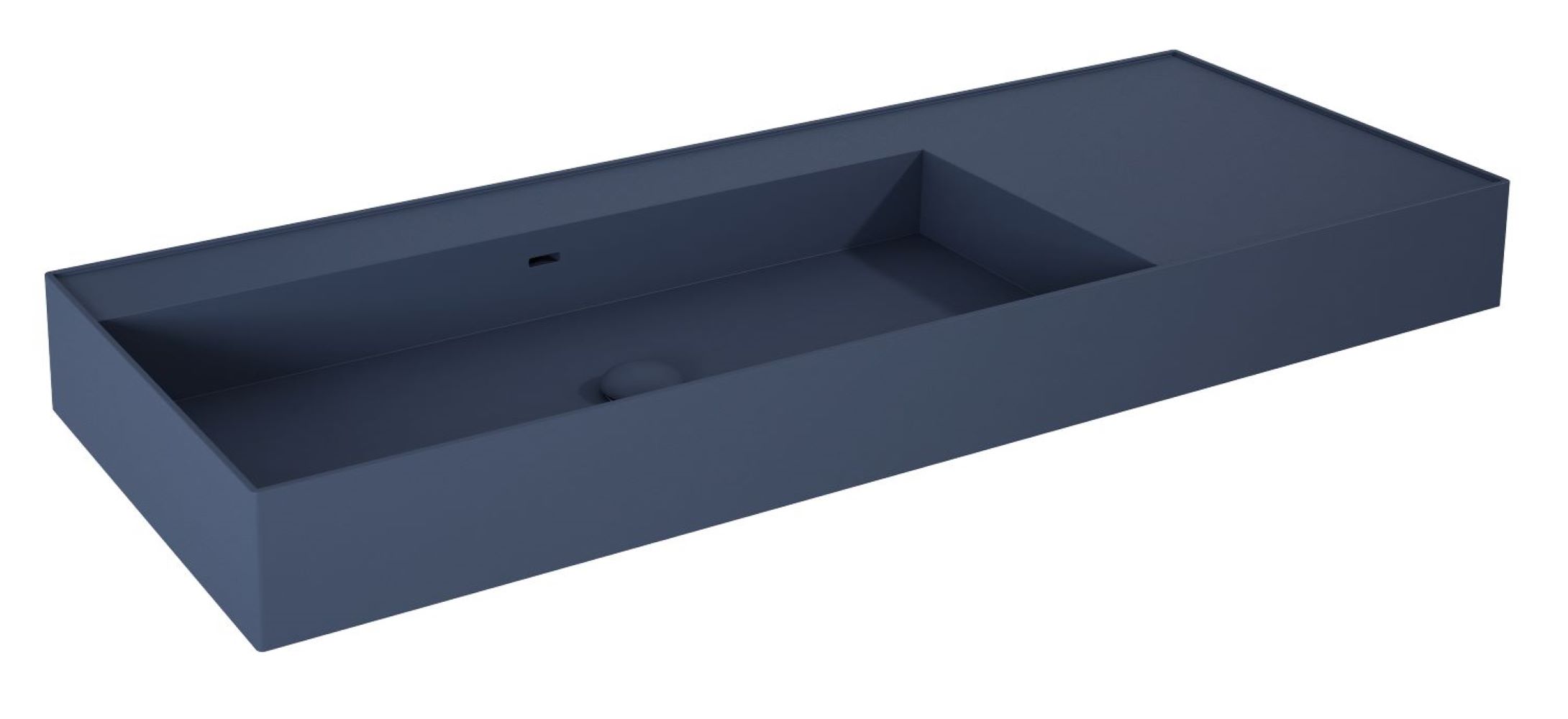 Elita Level lavabo 120.5x45.5 cm rectangular clásico azul mate RE041461197030