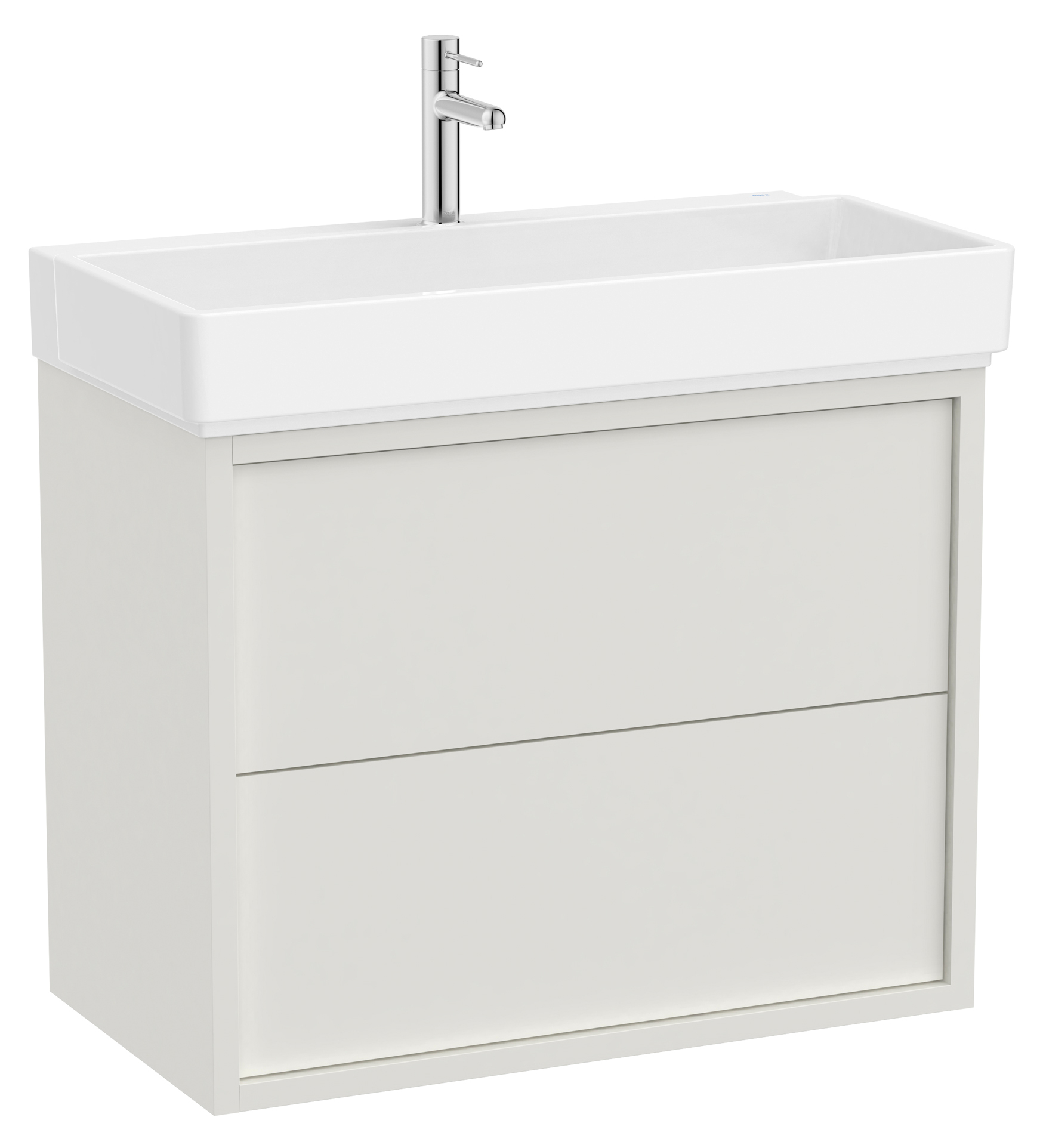 Roca Tura lavabo con mueble 80 cm blanco A852033558