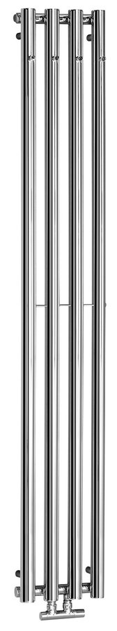 Sapho Pilon radiador de baño decorativo 180x27 cm cromo IZ120T