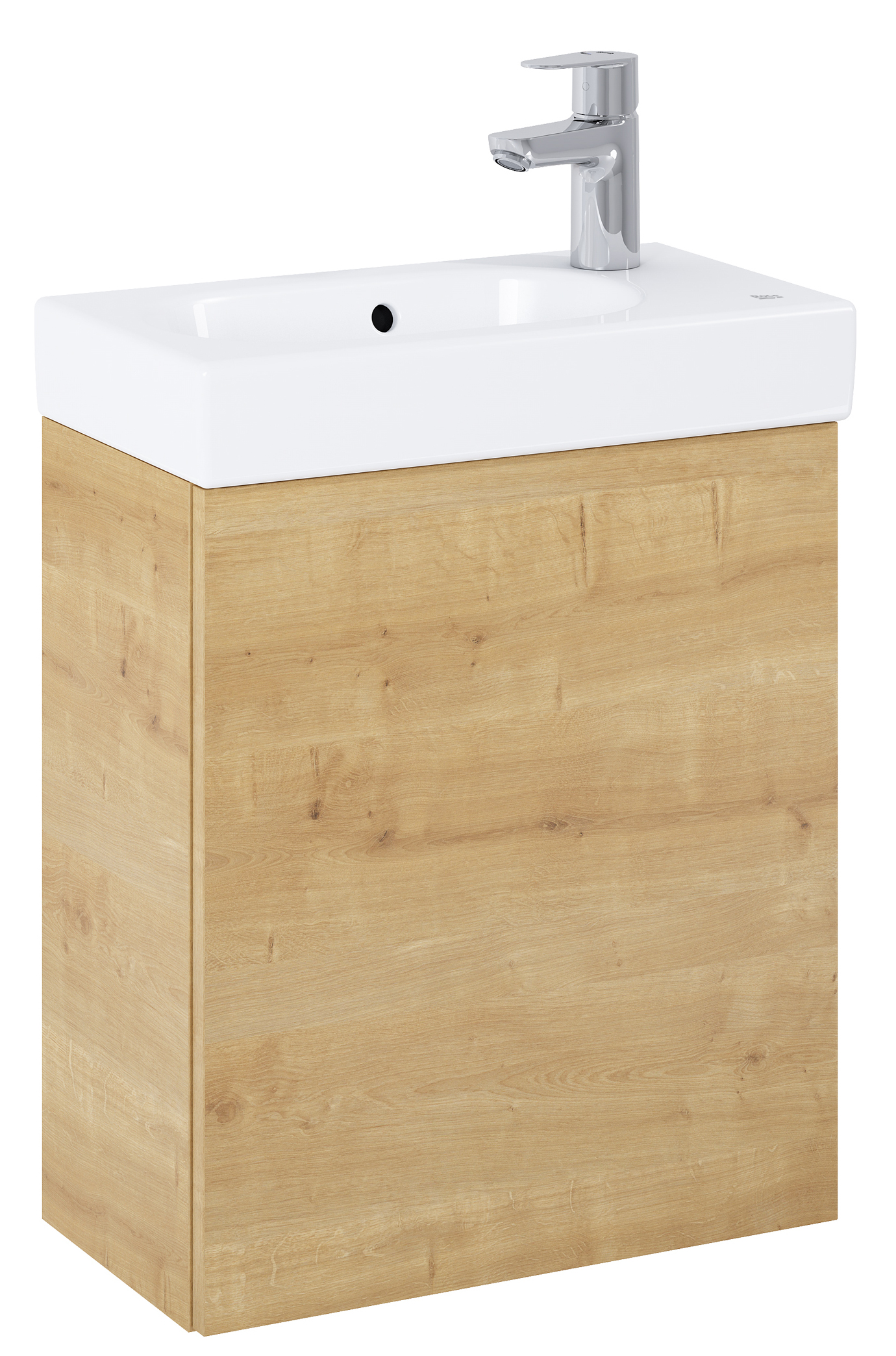 Roca Mini-N lavabo con mueble 45 cm roble A852445464