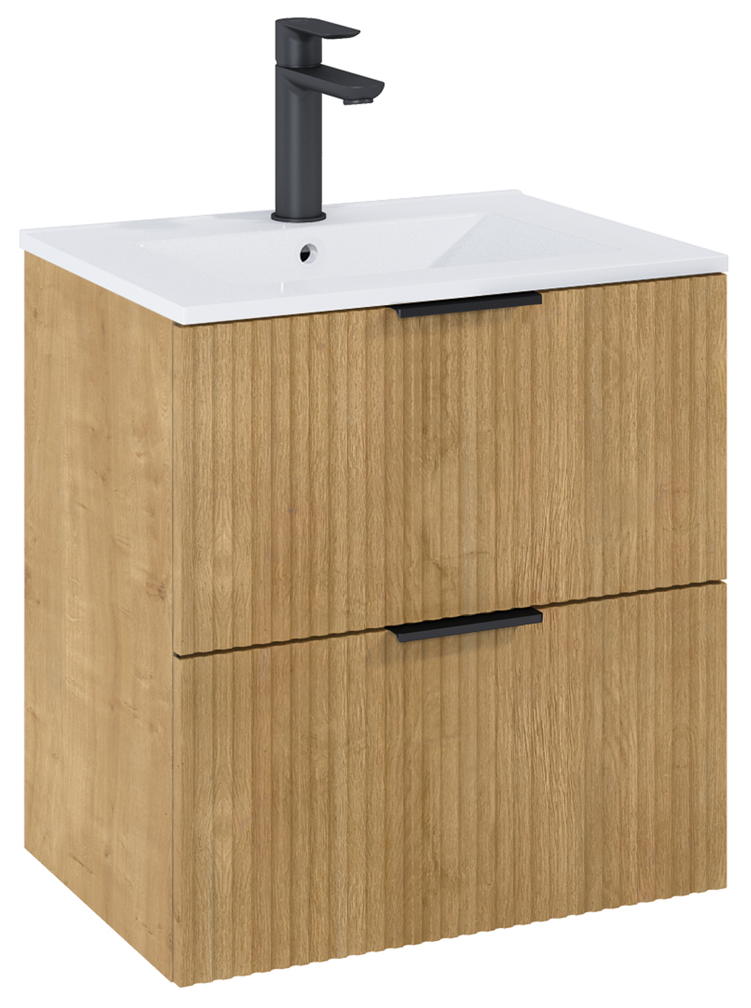 Roca Reef armario 60x45x63.5 cm suspendido, para lavabo roble A857954464