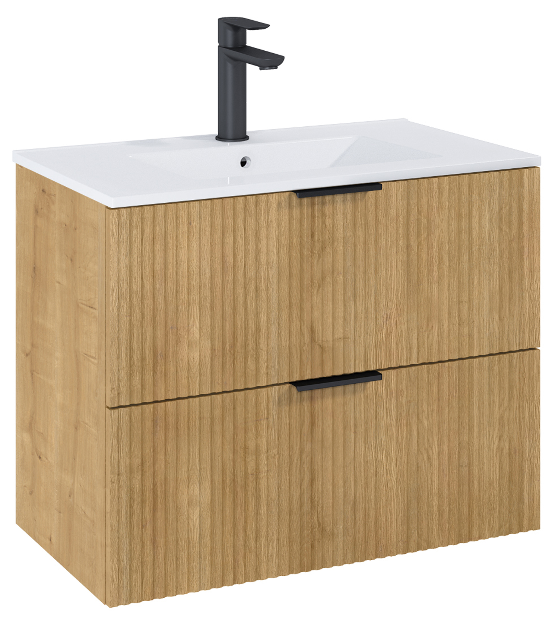 Roca Reef armario 80x45x63.5 cm suspendido, para lavabo roble A857955464