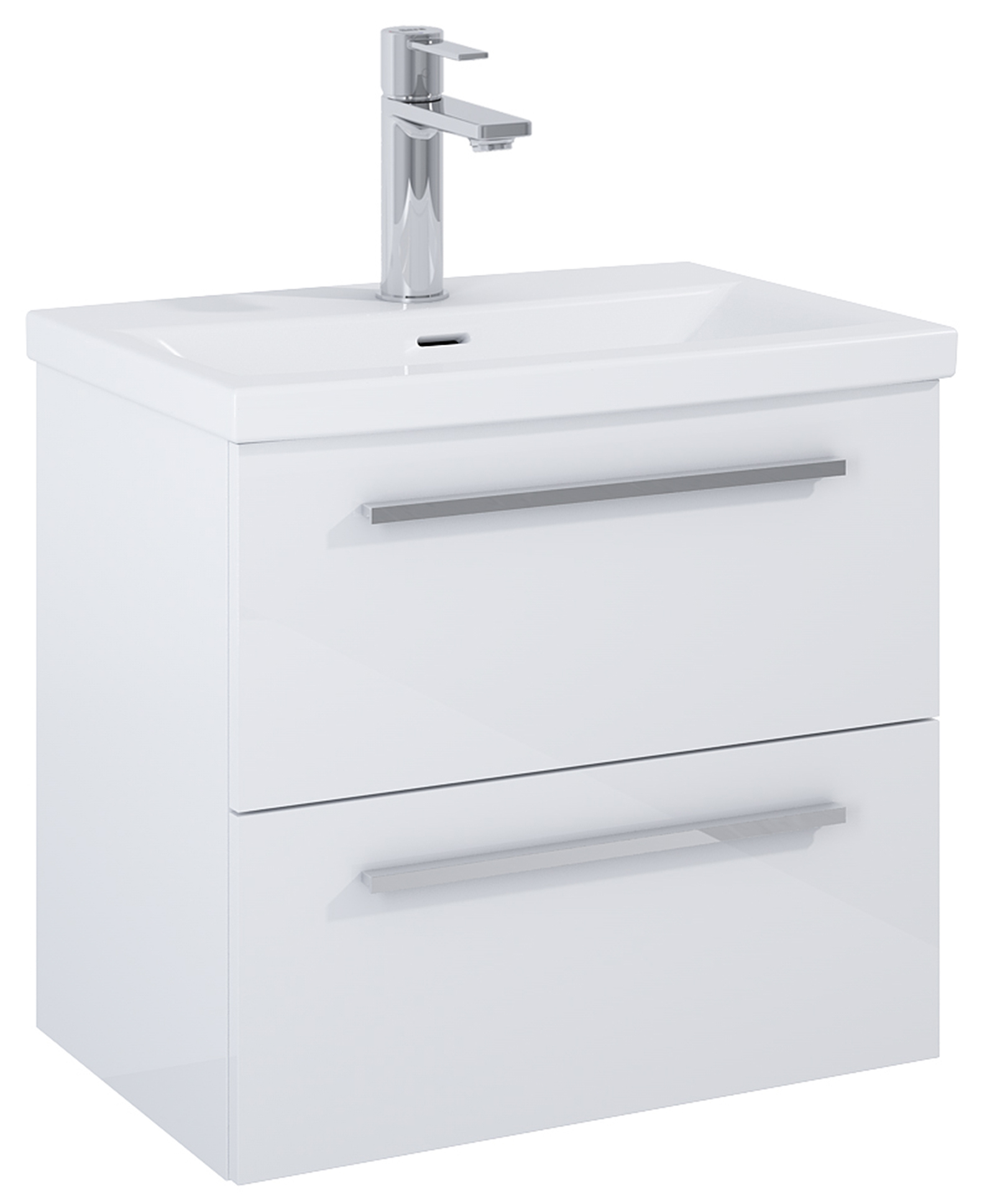 Roca Kwadro armario 60x38.4x53 cm suspendido, para lavabo blanco A857969806