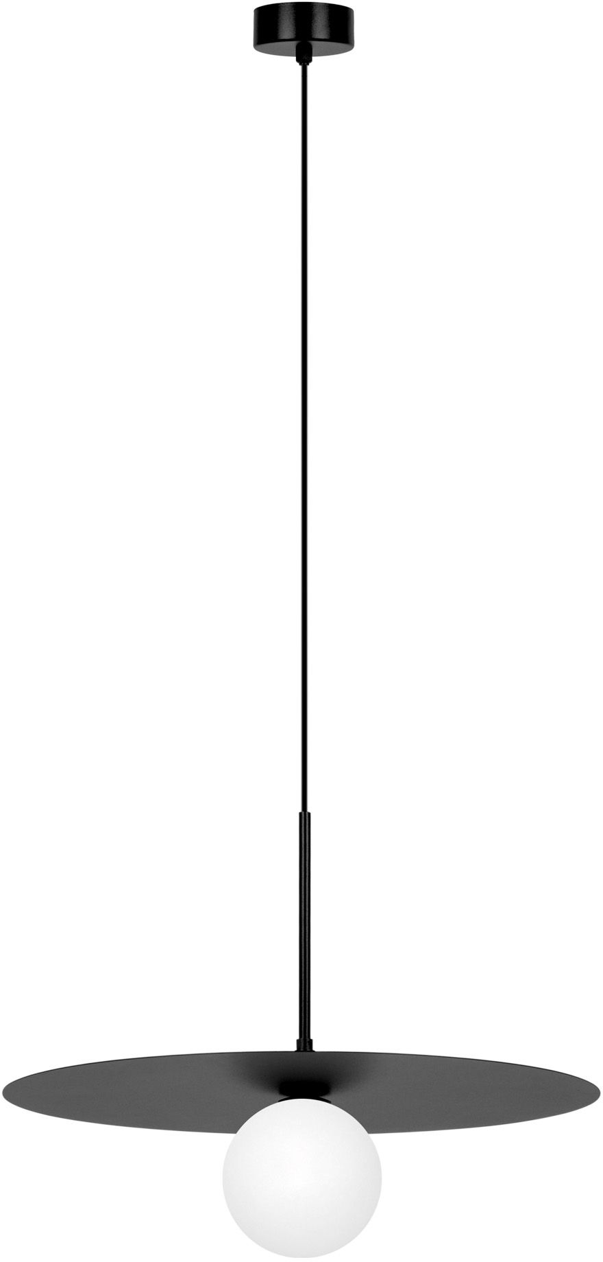 Kaja Sante lámpara colgante 1x10 W blanco-negro K-5372