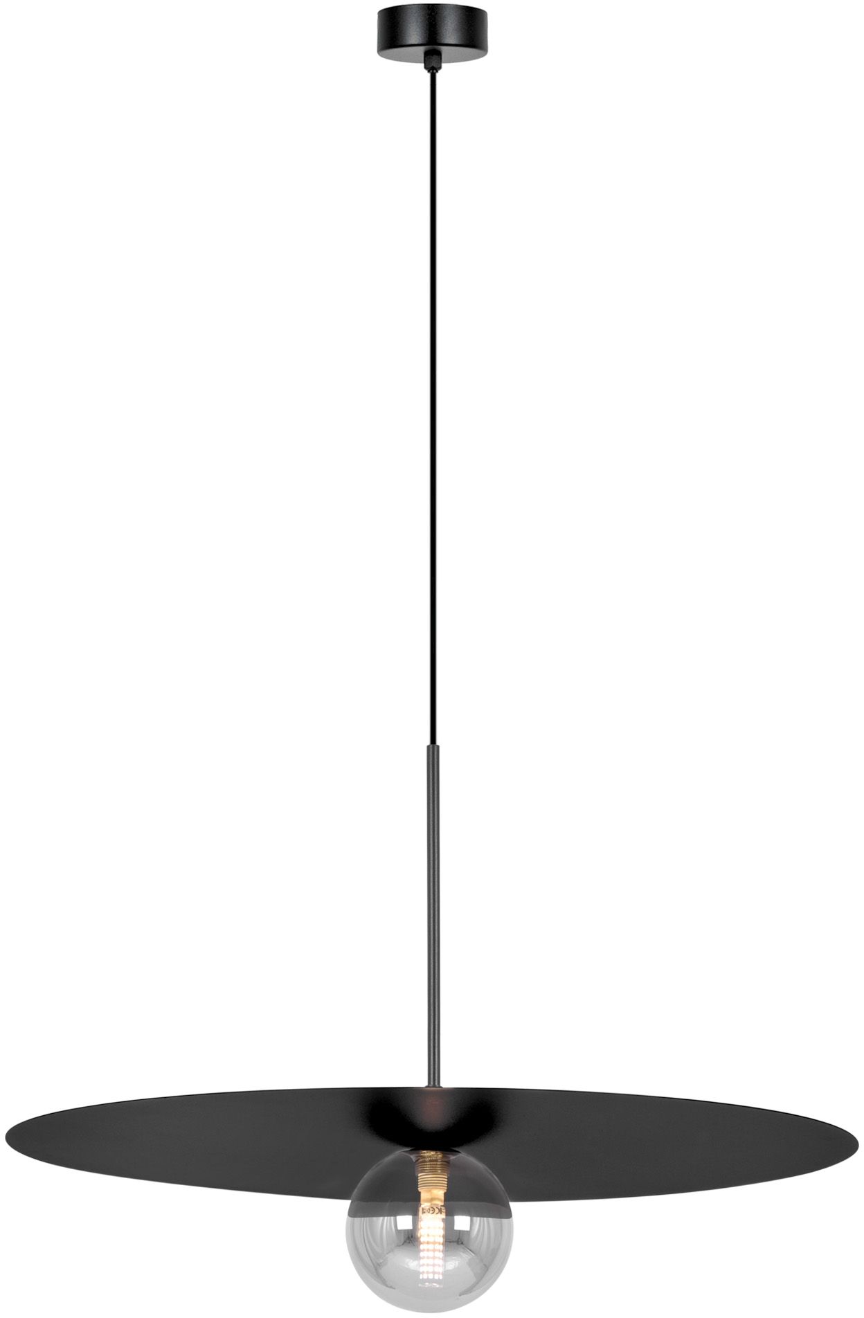 Kaja Sante lámpara colgante 1x10 W negro-grafito K-5383